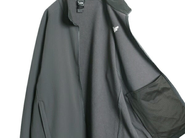 ノースフェイス ソフトシェル ジャケット メンズ XXL / アウトドア 裏 フリース ストレッチ ブルゾン フルジップ ハイネック 大きいサイズ