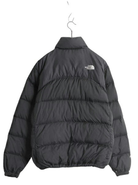 ノースフェイス ヌプシ ダウン ジャケット レディース L / The North face NUPTSE アウトドア ナイロン 700フィル ハイネック ブルゾン 黒