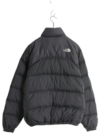 ノースフェイス ヌプシ ダウン ジャケット レディース L / The North face NUPTSE アウトドア ナイロン 700フィル ハイネック ブルゾン 黒
