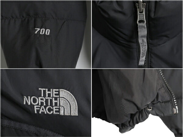 ノースフェイス ヌプシ ダウン ジャケット レディース L / The North face NUPTSE アウトドア ナイロン 700フィル ハイネック ブルゾン 黒