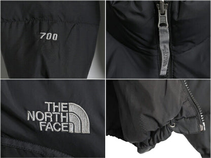 ノースフェイス ヌプシ ダウン ジャケット レディース L / The North face NUPTSE アウトドア ナイロン 700フィル ハイネック ブルゾン 黒