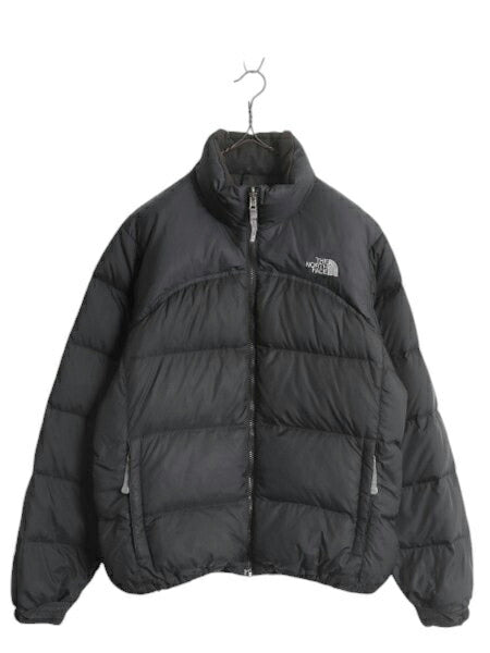 ノースフェイス ヌプシ ダウン ジャケット レディース L / The North face NUPTSE アウトドア ナイロン 700フィル ハイネック ブルゾン 黒