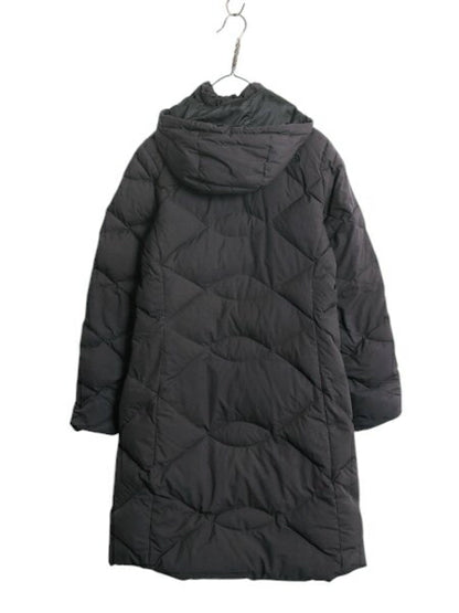 US企画 ノースフェイス ロング ダウン コート レディース S / 古着 The North Face アウトドア パーカー ナイロン ジャケット 550フィル 黒