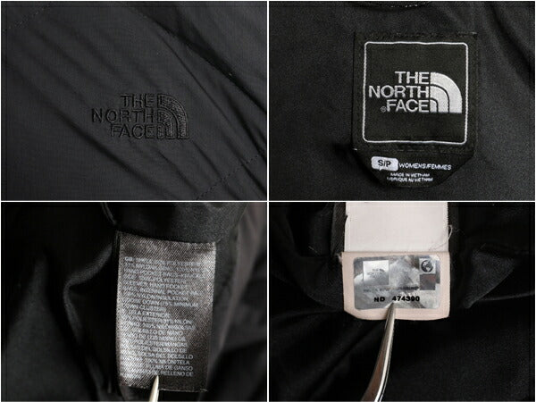 US企画 ノースフェイス ロング ダウン コート レディース S / 古着 The North Face アウトドア パーカー ナイロン ジャケット 550フィル 黒