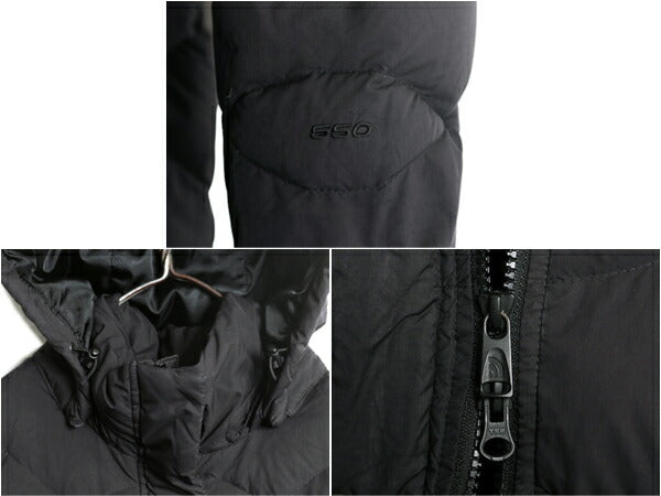 US企画 ノースフェイス ロング ダウン コート レディース S / 古着 The North Face アウトドア パーカー ナイロン ジャケット 550フィル 黒