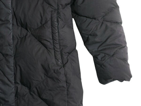 US企画 ノースフェイス ロング ダウン コート レディース S / 古着 The North Face アウトドア パーカー ナイロン ジャケット 550フィル 黒