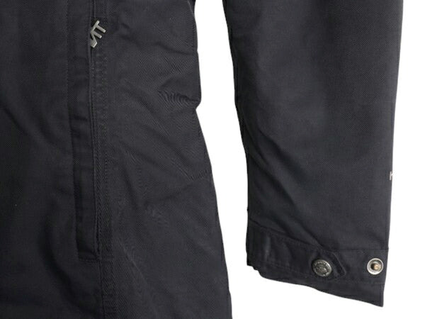 ノースフェイス HYVENT ロング ダウン コート レディース M / 古着 THE NORTH FACE パーカー ジャケット ブルゾン フェイク ファー付き 黒
