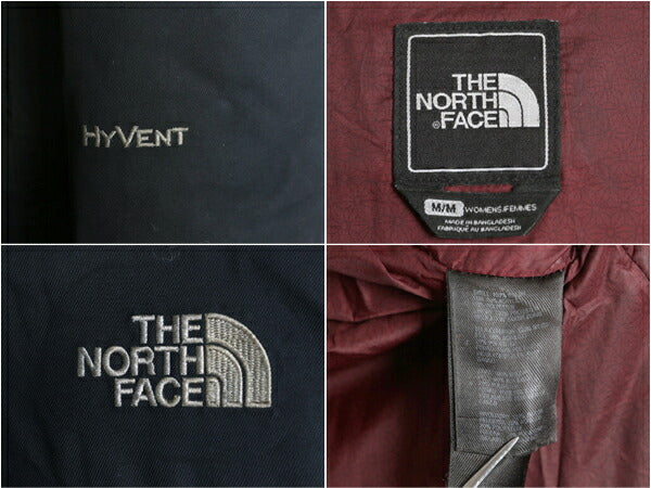 ノースフェイス HYVENT ロング ダウン コート レディース M / 古着 THE NORTH FACE パーカー ジャケット ブルゾン フェイク ファー付き 黒