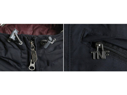 ノースフェイス HYVENT ロング ダウン コート レディース M / 古着 THE NORTH FACE パーカー ジャケット ブルゾン フェイク ファー付き 黒