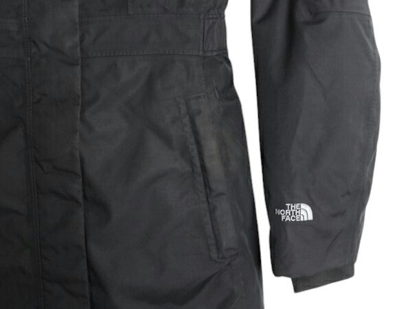 US企画 ノースフェイス アークティック ダウン パーカー レディース S / The North Face DryVent 550フィル ロング コート ジャケット 黒