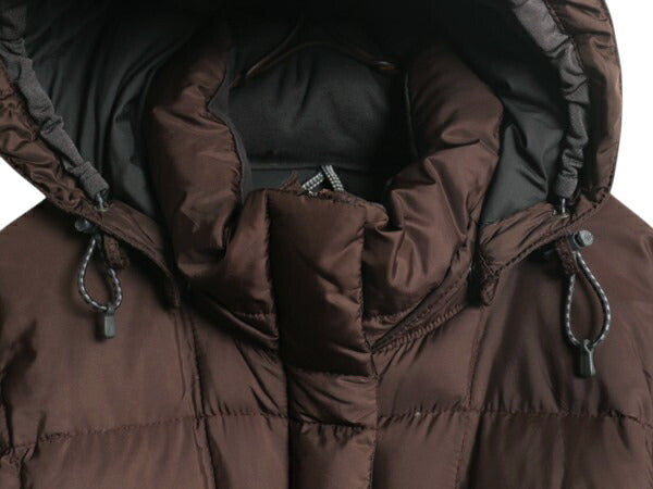 US企画 ノースフェイス ロング ダウン コート レディース M / The North Face アウトドア パーカー ジャケット キルティング 600フィル 茶