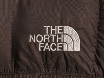 US企画 ノースフェイス ロング ダウン コート レディース M / The North Face アウトドア パーカー ジャケット キルティング 600フィル 茶