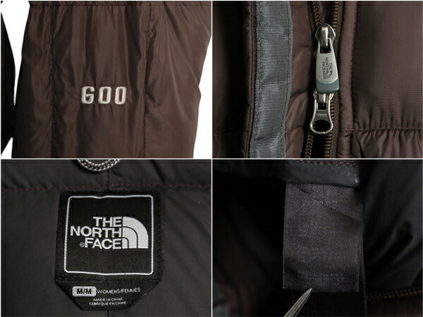 US企画 ノースフェイス ロング ダウン コート レディース M / The North Face アウトドア パーカー ジャケット キルティング 600フィル 茶