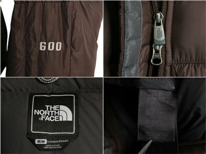 US企画 ノースフェイス ロング ダウン コート レディース M / The North Face アウトドア パーカー ジャケット キルティング 600フィル 茶
