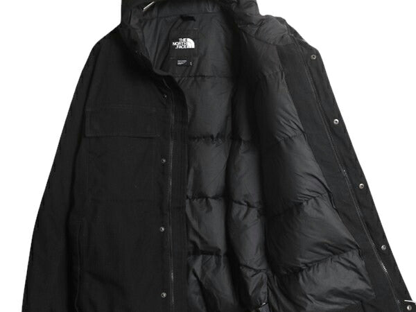 ノースフェイス ゴッサム ダウン ジャケット メンズ M The North face 550フィル ナイロン DryVent パーカー ブルゾン フルジップ ブラック