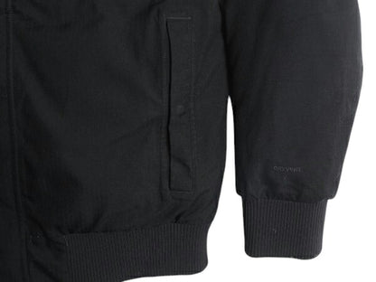 ノースフェイス ゴッサム ダウン ジャケット メンズ M The North face 550フィル ナイロン DryVent パーカー ブルゾン フルジップ ブラック