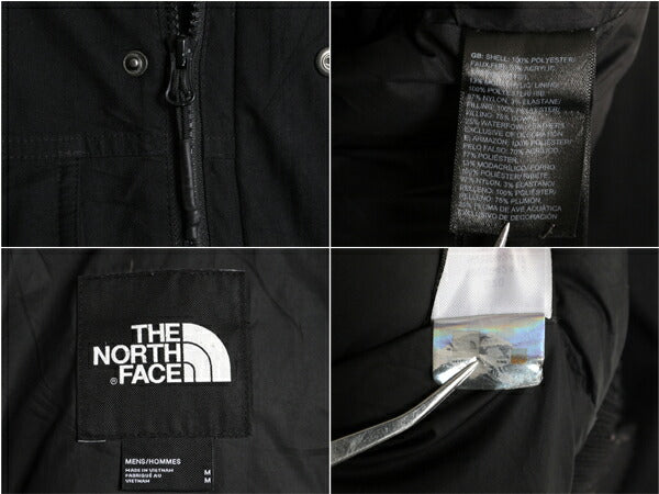 ノースフェイス ゴッサム ダウン ジャケット メンズ M The North face 550フィル ナイロン DryVent パーカー ブルゾン フルジップ ブラック