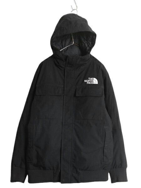 ノースフェイス ゴッサム ダウン ジャケット メンズ M The North face 550フィル ナイロン DryVent パーカー ブルゾン フルジップ ブラック