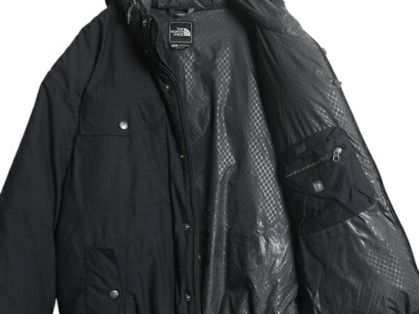 ノースフェイス ゴッサム ジャケット メンズ M / 古着 The North face HYVENT ダウン 550フィル ナイロン パーカー フルジップ ブルゾン 黒