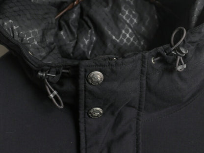 ノースフェイス ゴッサム ジャケット メンズ M / 古着 The North face HYVENT ダウン 550フィル ナイロン パーカー フルジップ ブルゾン 黒