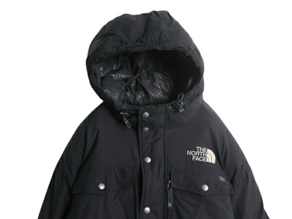 ノースフェイス ゴッサム ジャケット メンズ M / 古着 The North face HYVENT ダウン 550フィル ナイロン パーカー フルジップ ブルゾン 黒