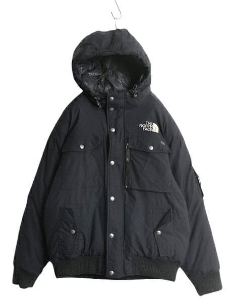 ノースフェイス ゴッサム ジャケット メンズ M / 古着 The North face HYVENT ダウン 550フィル ナイロン パーカー フルジップ ブルゾン 黒
