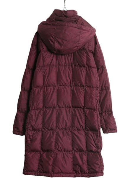 US企画 ノースフェイス ロング ダウン コート レディース M / 古着 The North Face パーカー ジャケット ナイロン キルティング 600フィル