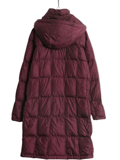 US企画 ノースフェイス ロング ダウン コート レディース M / 古着 The North Face パーカー ジャケット ナイロン キルティング 600フィル