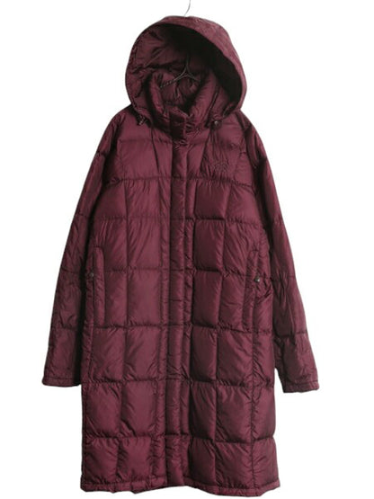 US企画 ノースフェイス ロング ダウン コート レディース M / 古着 The North Face パーカー ジャケット ナイロン キルティング 600フィル