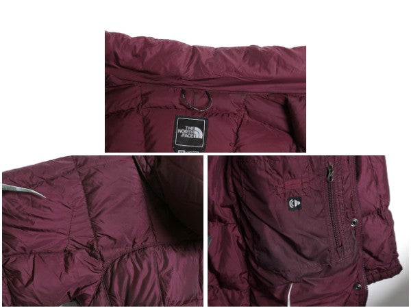 US企画 ノースフェイス ロング ダウン コート レディース M / 古着 The North Face パーカー ジャケット ナイロン キルティング 600フィル