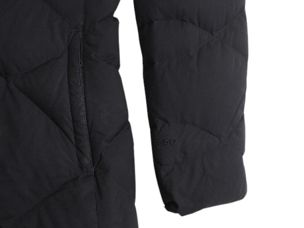 US企画 ノースフェイス ロング ダウン コート レディース M / 古着 The North Face アウトドア パーカー ナイロン ジャケット 550フィル 黒