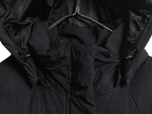 US企画 ノースフェイス ロング ダウン コート レディース M / 古着 The North Face アウトドア パーカー ナイロン ジャケット 550フィル 黒