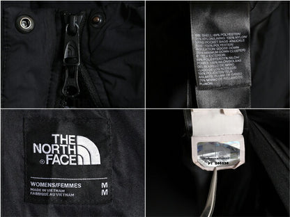 US企画 ノースフェイス ロング ダウン コート レディース M / 古着 The North Face アウトドア パーカー ナイロン ジャケット 550フィル 黒