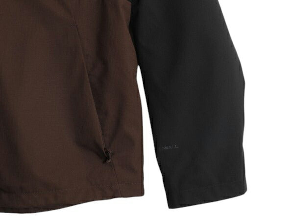US企画 ノースフェイス APEX 中綿 ソフトシェル フード パーカー ジャケット メンズ L / The North Face ブルゾン フルジップ マンパ 黒 茶