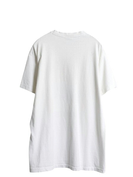 90s USA製 ラムズ プリント 半袖 Tシャツ メンズ L オールド NFL アメフト セントルイス グラフィック シングルステッチ ヘビーウェイト 白