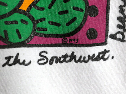 90s USA製 ジョーク イラスト プリント Tシャツ メンズ XL / オールド アート グラフィック シングルステッチ 大きいサイズ ヘビーウェイト