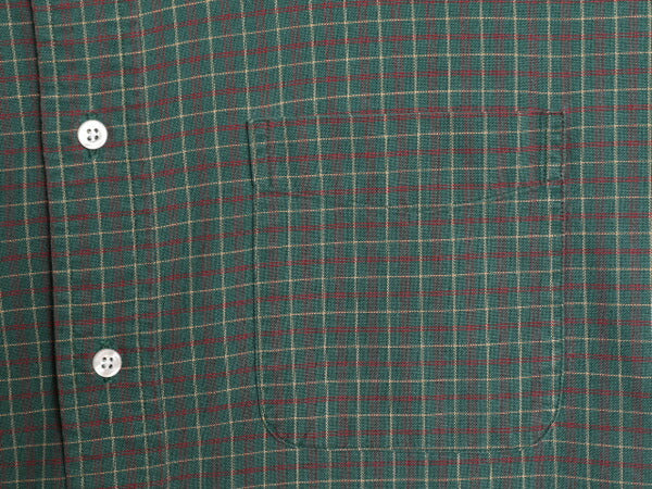 90s エルエルビーン チェック オックスフォード 長袖 ボタンダウン シャツ メンズ M 程/ 90年代 オールド LLBean 長袖シャツ マルチカラー