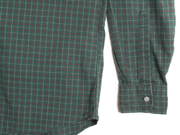 90s エルエルビーン チェック オックスフォード 長袖 ボタンダウン シャツ メンズ M 程/ 90年代 オールド LLBean 長袖シャツ マルチカラー