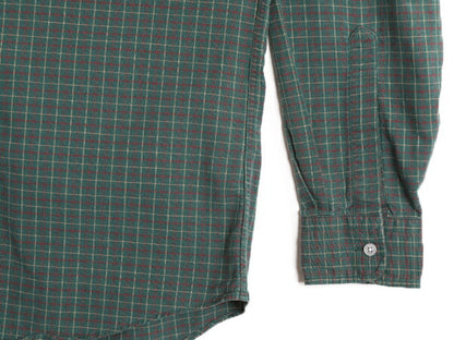 90s エルエルビーン チェック オックスフォード 長袖 ボタンダウン シャツ メンズ M 程/ 90年代 オールド LLBean 長袖シャツ マルチカラー