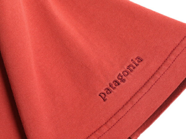 00s 05年製 パタゴニア 無地 半袖 Tシャツ メンズ S / 00年代 オールド PATAGONIA アウトドア オーガニック コットン テラコッタ シンプル