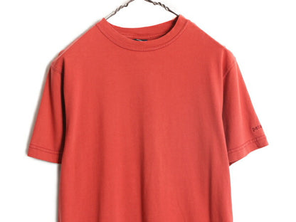 00s 05年製 パタゴニア 無地 半袖 Tシャツ メンズ S / 00年代 オールド PATAGONIA アウトドア オーガニック コットン テラコッタ シンプル