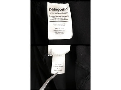 20年製 パタゴニア ポケット付き 両面 プリント 半袖 Tシャツ メンズ M / Patagonia アウトドア ポケT P6 ボックスロゴ バックプリント 黒