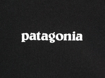 20年製 パタゴニア ポケット付き 両面 プリント 半袖 Tシャツ メンズ M / Patagonia アウトドア ポケT P6 ボックスロゴ バックプリント 黒