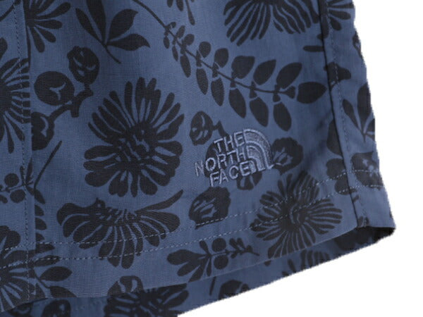ノースフェイス ナイロン ショートパンツ メンズ M 古着 The North Face アウトドア ショーツ 短パン 海パン 水陸両用 総柄 スイム サーフ