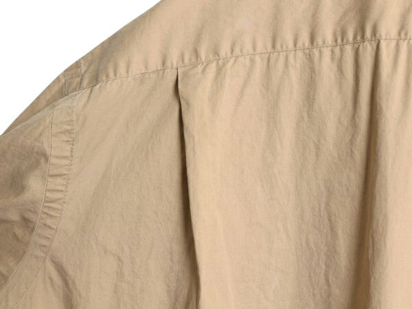 00s ポロ ラルフローレン 半袖 シャツ メンズ XL / 古着 オールド コットン 半袖シャツ ポケット付き ワンポイント 大きいサイズ ベージュ