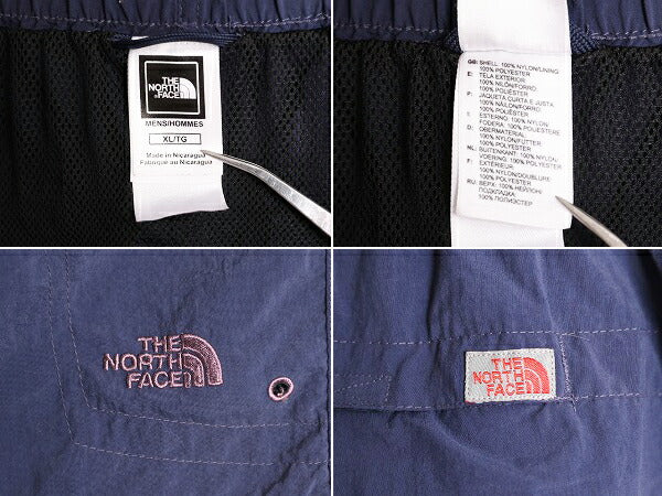 ノースフェイス ナイロン カーゴ ショートパンツ メンズ XL / 古着 The North Face アウトドア ショーツ 短パン 水陸両用 半パン ネイビー