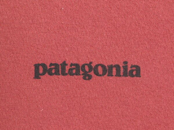 17年製 パタゴニア 両面 プリント 半袖 Tシャツ メンズ М 古着 Patagonia アウトドア P6 バックプリント クルーネック ボックスロゴ ロゴT