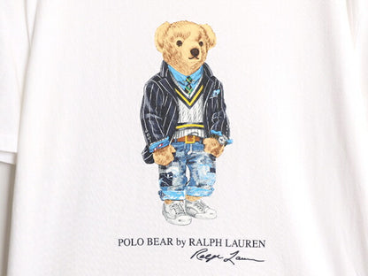 ポロベアー ポロ ラルフローレン プリント 半袖 Tシャツ メンズ レディース M / キャラクター プリントTシャツ シングルステッチ SLIM FIT