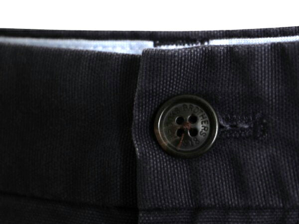 ブルックスブラザーズ 総柄 ショートパンツ メンズ 34 / ショーツ コットン キャンバス 短パン モノグラム ノータック ヘビーウェイト 紺