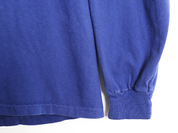 90s USA製 OLD GAP モックネック 長袖 Tシャツ メンズ M 古着 / 90年代 オールド ギャップ 無地 ロンT ヘビーウェイト シングルステッチ 青